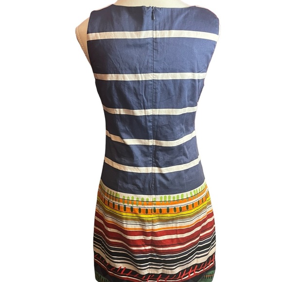 Desigual EUC 36 size small sheath dress tropical flower nautical vibes resort - Picture 3 of 4